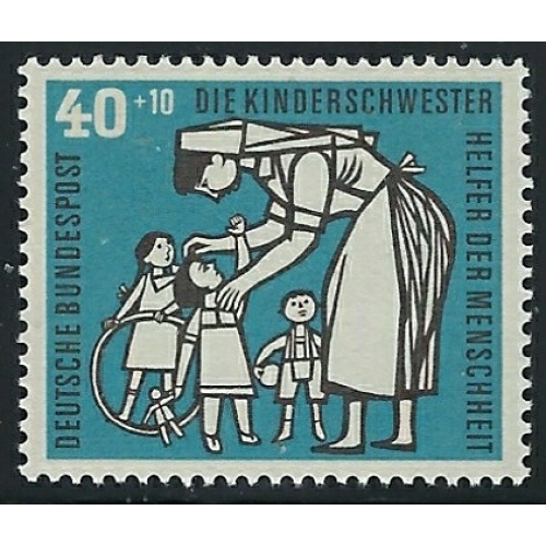 Germany B353 MNH 1957 Childrens Nurse (fe7786)