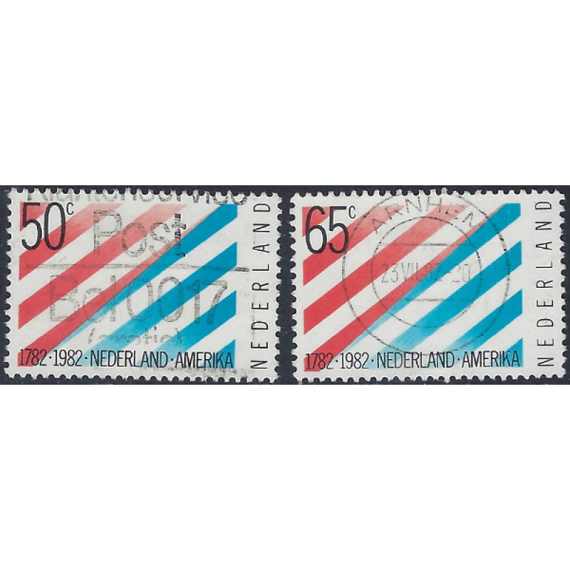 Netherlands 640-41 Used 1982 set (ak6511)