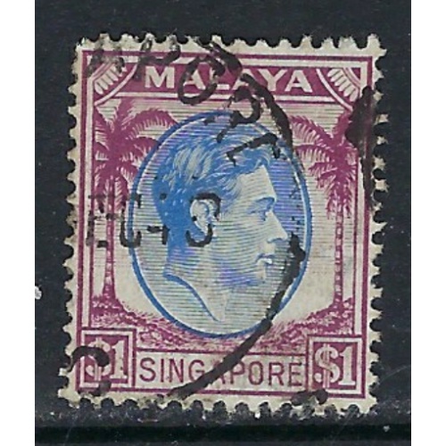 Singapore 18 Used 1948 issue (ak3764)