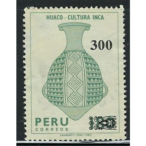 Peru 798 Used 1983 surcharge (fe6742)