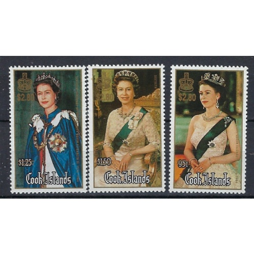 Cook Is 972-74 MNH 1983 Surcharges (an8686)