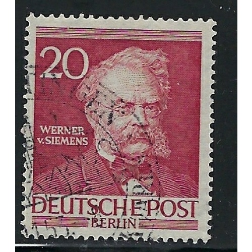 Germany Berlin 9N90 Used 1952 issue (fe1178)