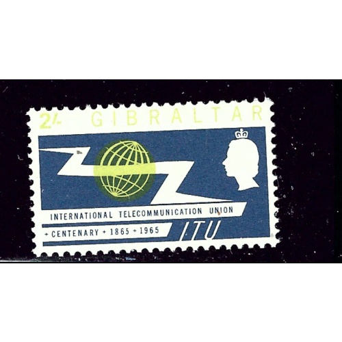 Gibraltar 168 MLH 1965 issue