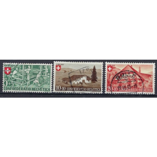 Switzerland B146-48 Used 1945 part set (ak1021)