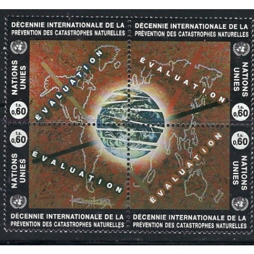 United Nations Geneva 254a MNH 1994 Block of 4 (an1157)