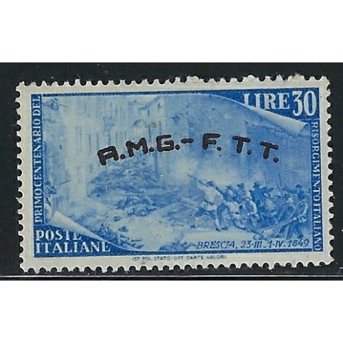 Italy Trieste 27 MH 1948 overprint (an5718)
