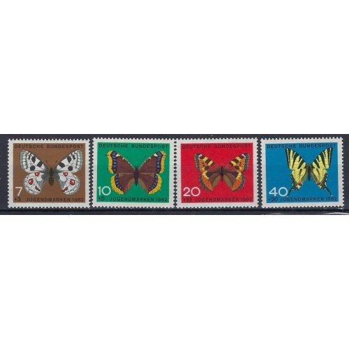 Germany B380-83 MNH 1962 Butterflies (an9221)