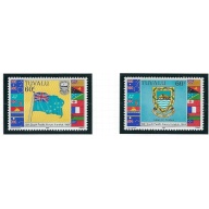 Tuvalu 255-56 MNH 1984 South Pacific Forum (an4987)