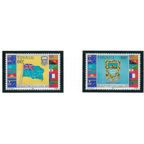 Tuvalu 255-56 MNH 1984 South Pacific Forum (an4987)