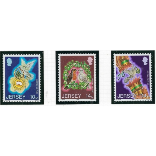 Jersey 411-13 MNH 1986 Christmas (fe6640)