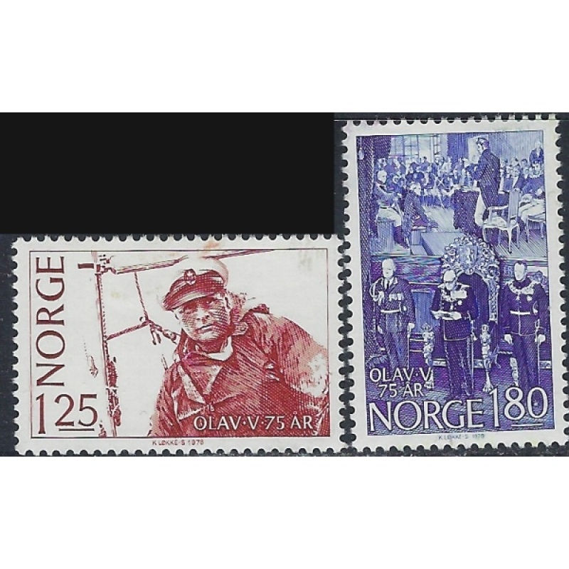 Norway 731-32 MNH 1978 set (ak4925)