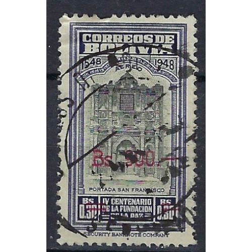Bolivia C193 Used 1957 issue (mm1580)