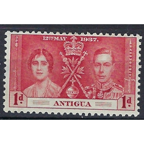 Antigua 81 MLH 1937 issue (mm1411)