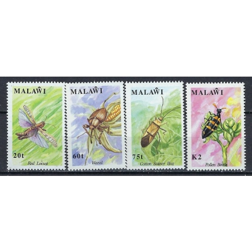 Malawi 590-93 MNH 1991 Insects (ak2913)