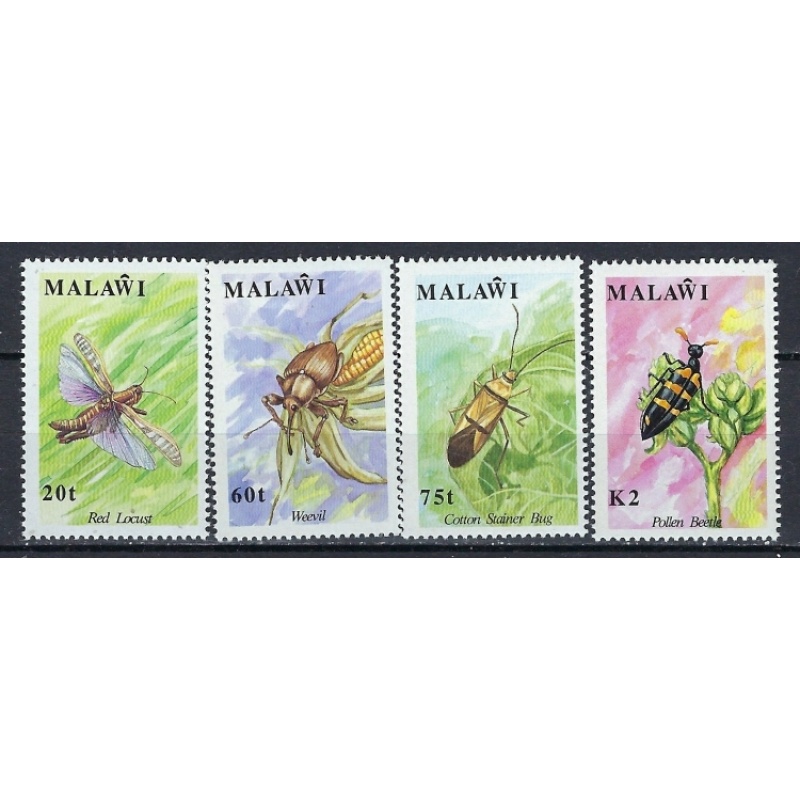 Malawi 590-93 MNH 1991 Insects (ak2913)