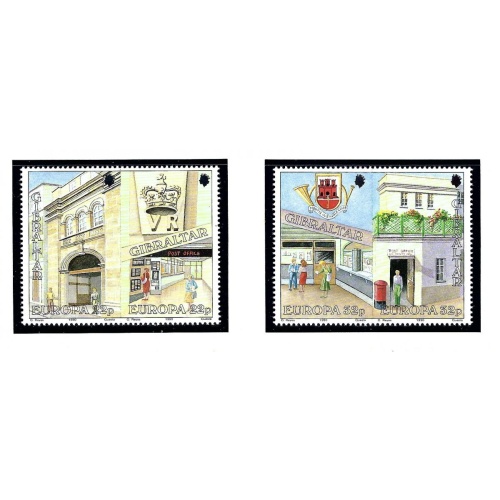 Gibraltar 563a and 565a MNH 1990 Europa