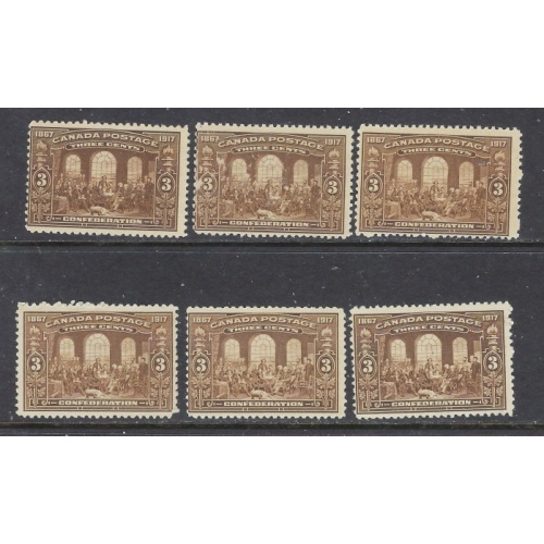 Canada 135 MLH 6 copies 2019 (ap7788)