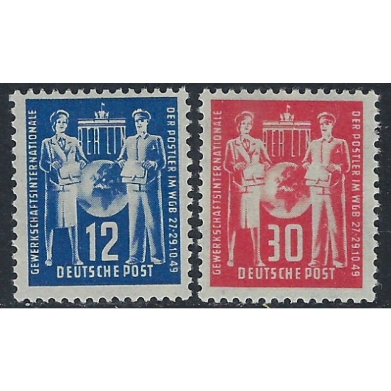 Germany DDR 49-50 MH 1949 set (ak4246)