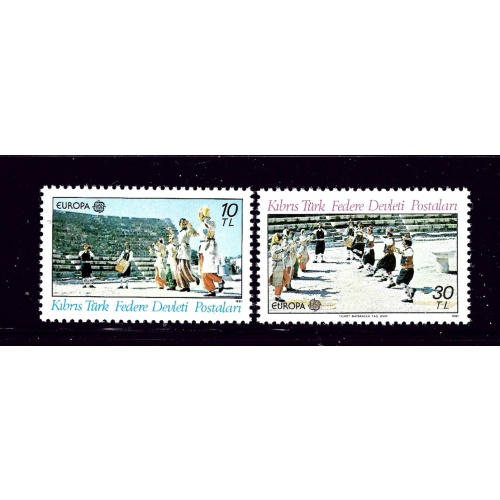 Turkish Republic of Northern Cyprus 98-99 MNH 1981 Europa      (P91)