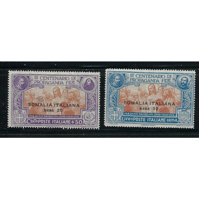 Somalia 53-54 MH 1923 issues / some brown spots on gum (fe4352)