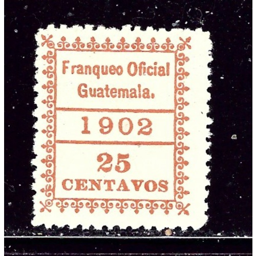 Guatemala O5 MH 1902 issue