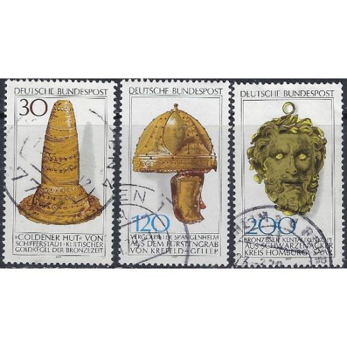 Germany 1258-60 Used 1977 set (ak6229)