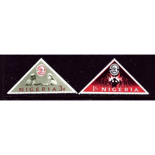 Nigeria 145-46 1963 Boy Scouts (ap3553)