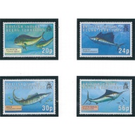 British Indian Ocean Terr 168-71 MNH 1995 Game Fish (ak6369)