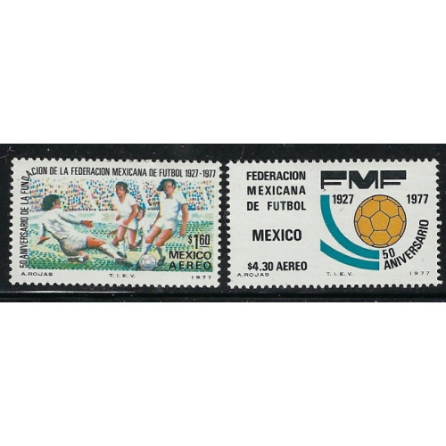Mexico 1156-57 MNH 1979 set; penciled numbers on back (ak2614)