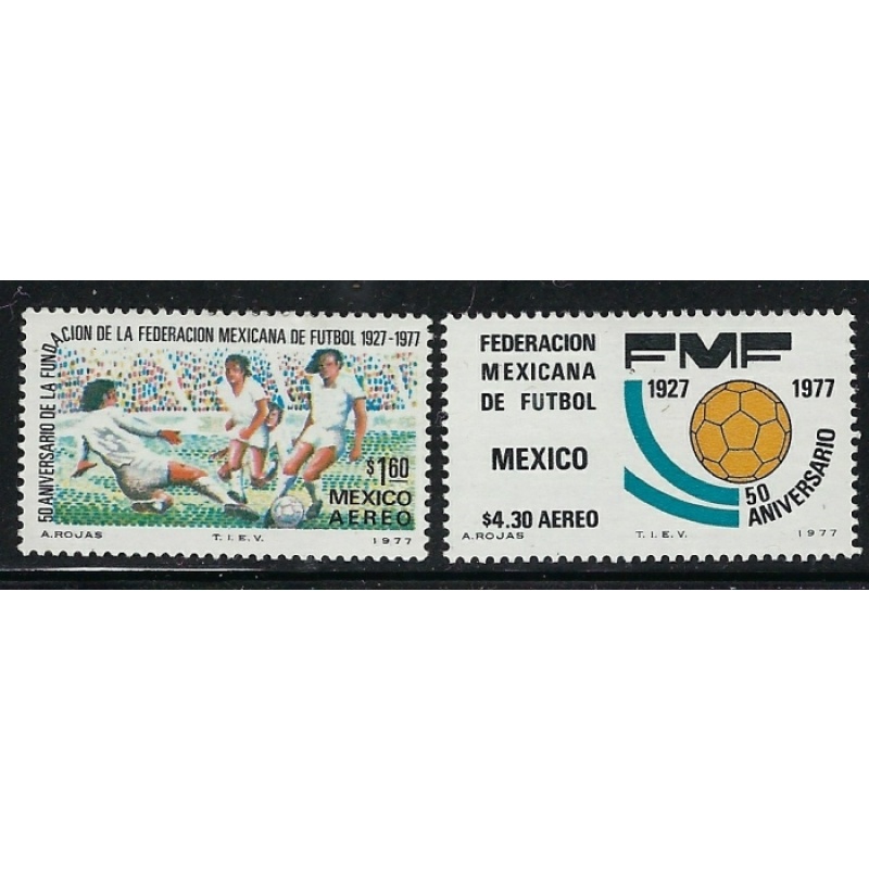 Mexico 1156-57 MNH 1979 set; penciled numbers on back (ak2614)