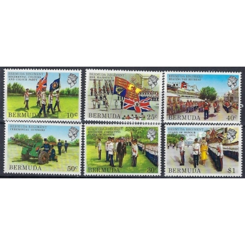 Bermuda 423-28 MNH 1982 Bermuda Regiment (ak1576)