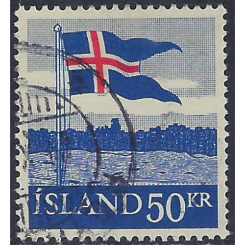Iceland 314 Used 1958 issue; pencil numbers on back (ak6427)