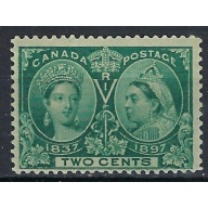 Canada 52 MH 1897 issue (an8520)