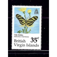 Virgin Is 717 MNH 1991 Butterflies