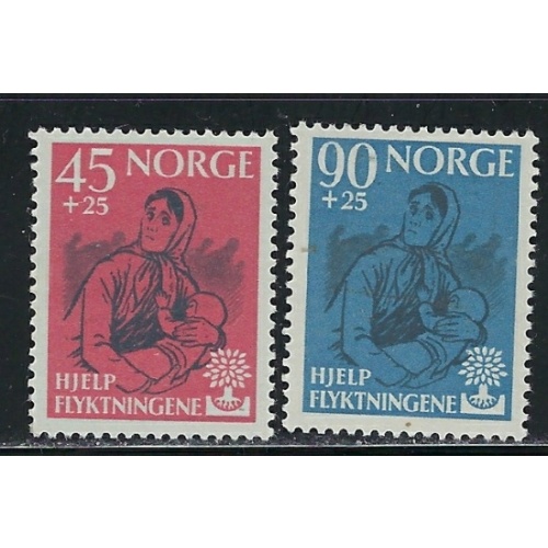 Norway B64-65 MNH 1960 World Refugee Year (an6998)