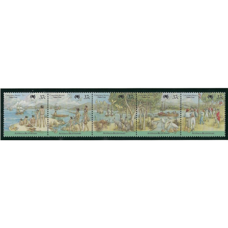 Christmas Is 213 MNH 1988 Australia Bicentennial (ak4997)