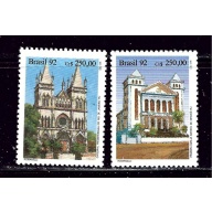 Brazil 2347-48 MNH 1992 set (ak5910)