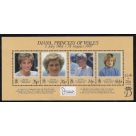 British Indian Ocean Terr 197 MNH 1997 Princess Diana (ak6395)