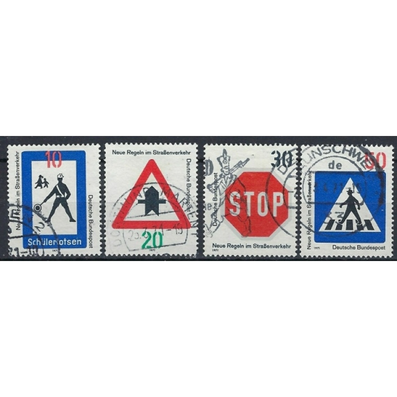 Germany 1055-58 Used 1971 set (an8757)