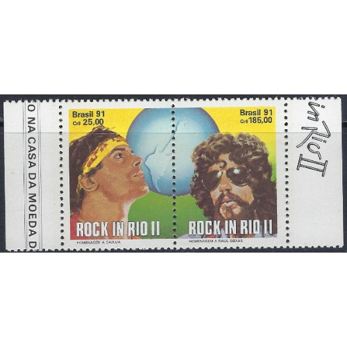 Brazil 2299a MNH 1991 Pair (ak6460)