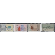 Germany 1196-99 MNH 1975 Architecture (ak5980)