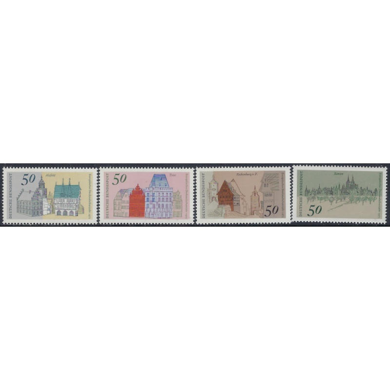 Germany 1196-99 MNH 1975 Architecture (ak5980)