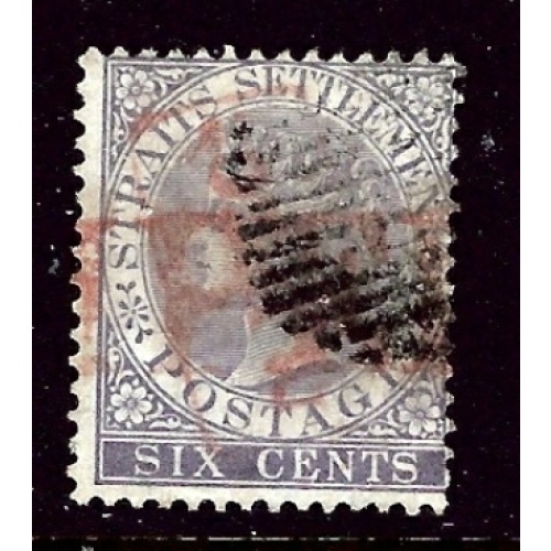 Straits Settlements 12 Used 1867 issue    (ap3202)