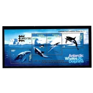 Australian Antarctic Terr L97c MNH 1995 S/S with CAPEX O/P