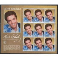 Maldive Is 2643 MNH 2002 Elvis Presley sheet of 9; USA Shipment ONLY (an1764)