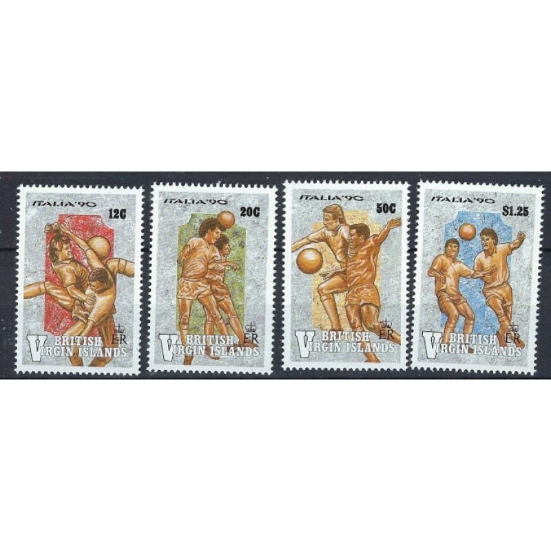 British Virgin Is 678-81 MNH 1990 Sports (an9896)