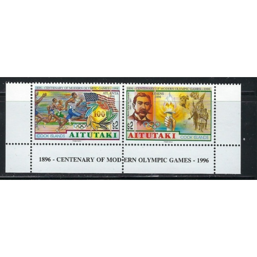 Aitutaki 519a MNH 1995 Olympics (an5878)