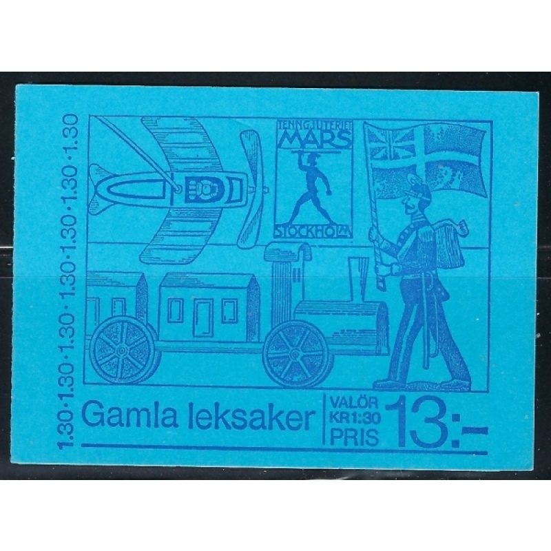 Sweden 1270a Bklt MNH 1978 Toys (an8844)
