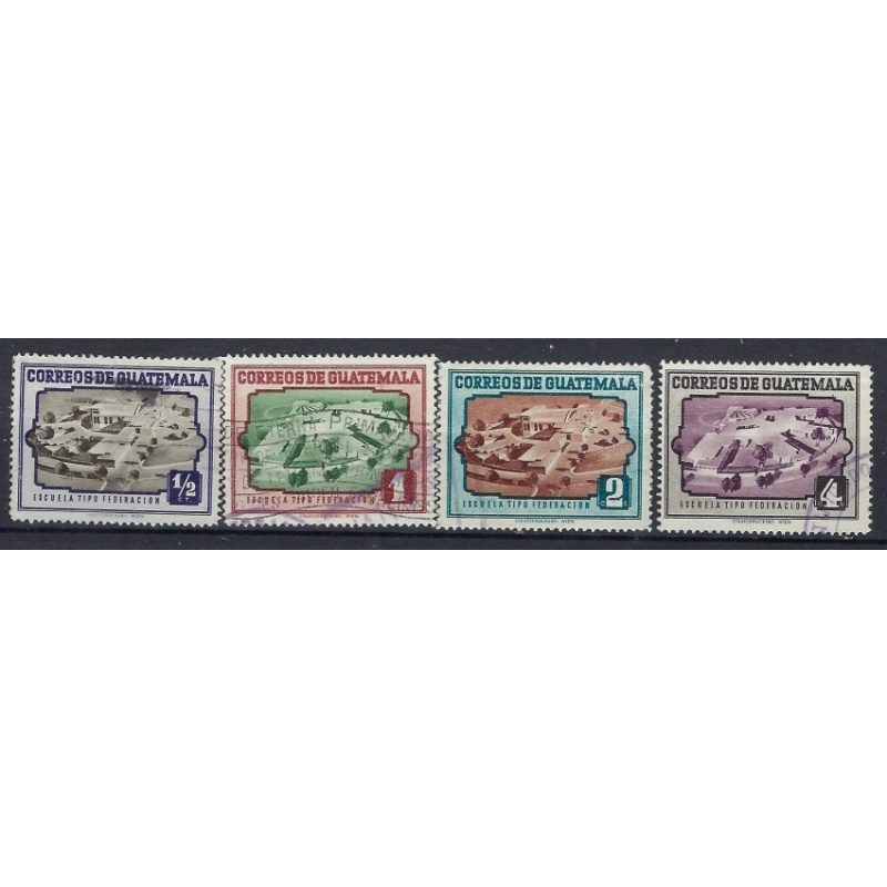 Guatemala 339-42 Used 1951 set (an9910)