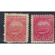 New Zealand 85; 85a MH 1900 issues (mm1344)